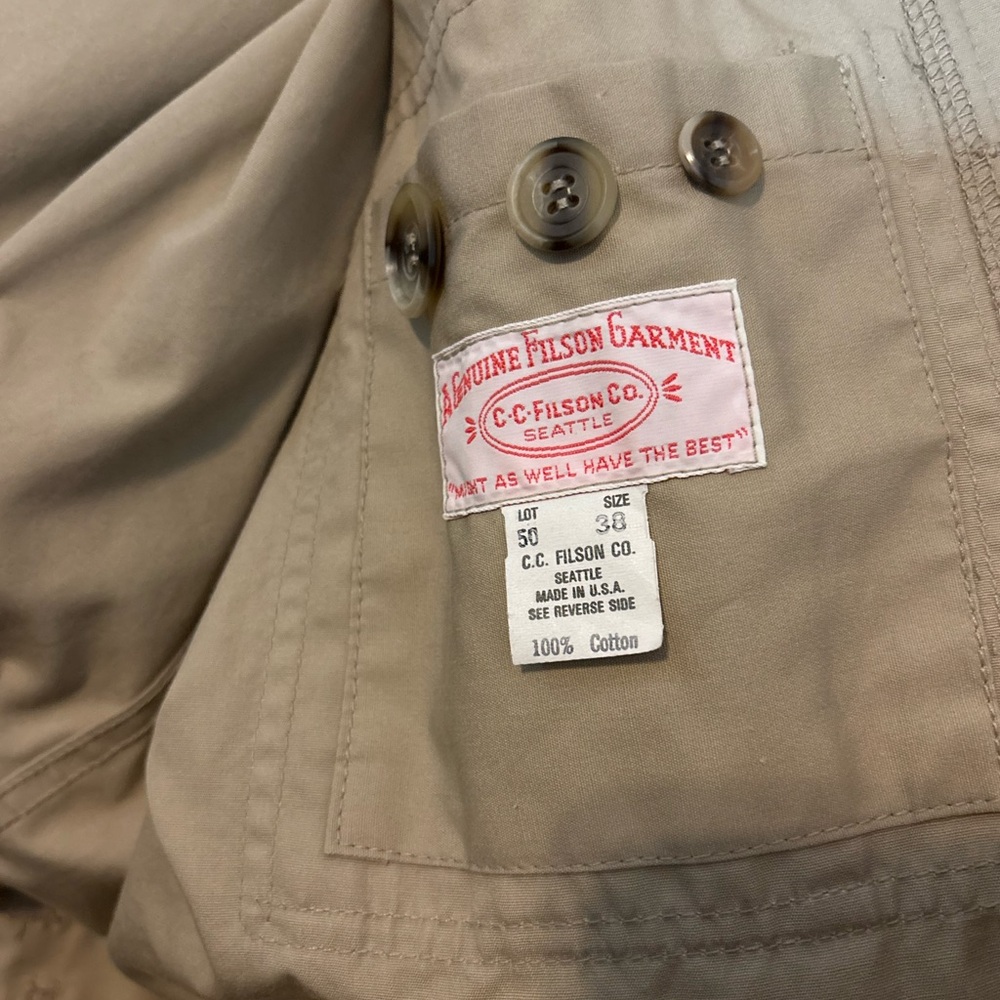 Filson Safari Jacket - Picture 2 of 7